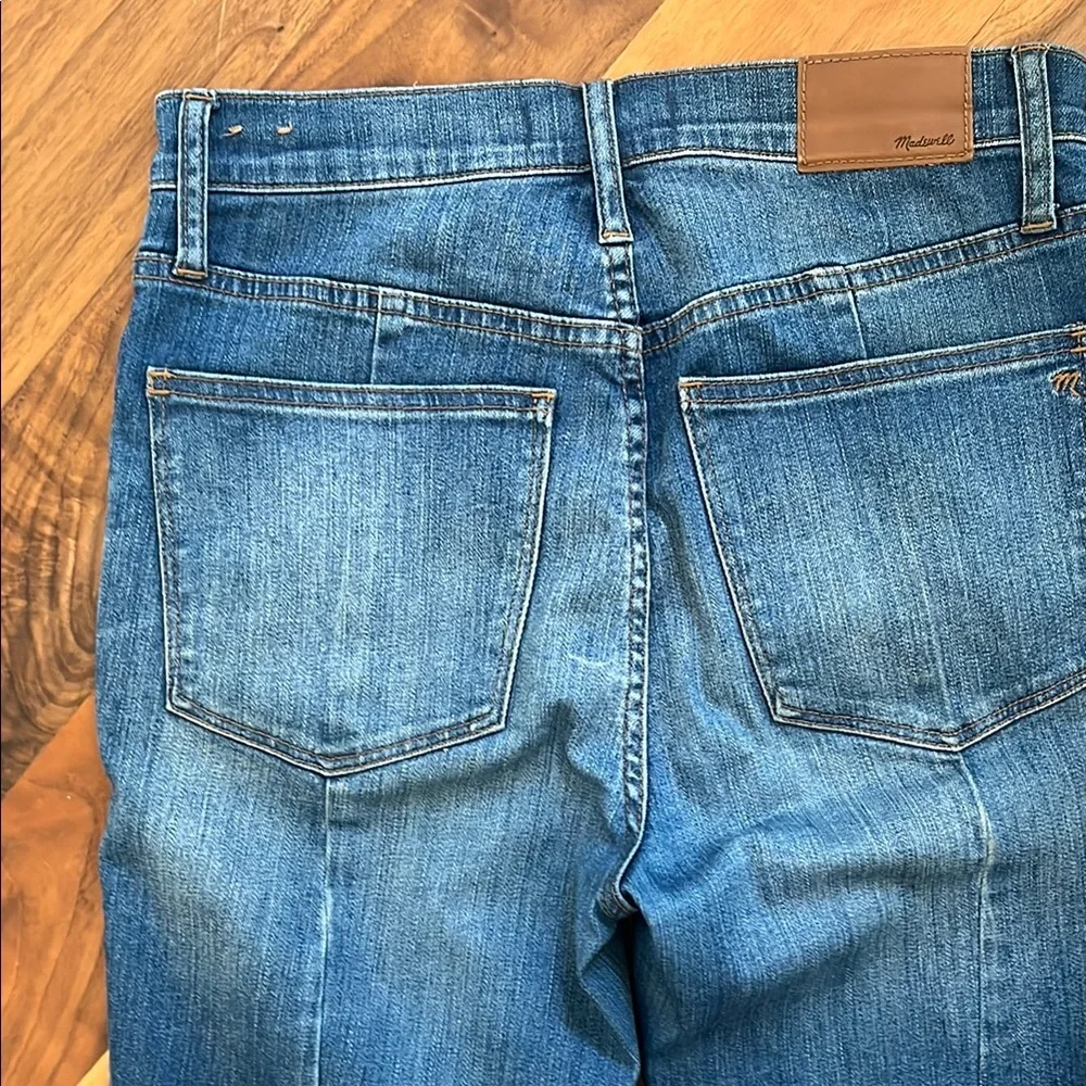 Madewell Cali Demi Boot Crop Women's Jeans Denim Back Seam 28 - Picture 6 of 7